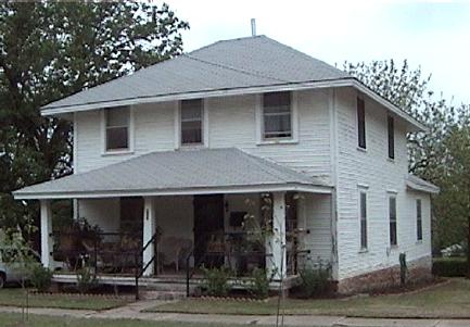 Home where Joy's grandparents lived in Yale, Oklahoma
