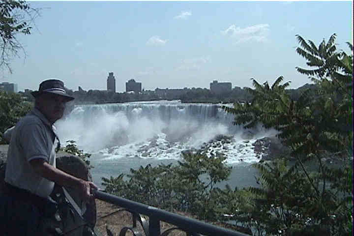Ray at Horseshoe Falls, Niagara, Ontario   2002