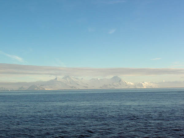 Deception Island from a distance