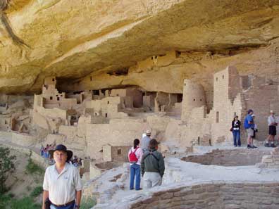 Ray in Cliff Palace    June 2004
