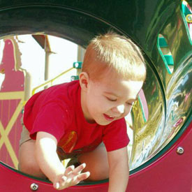 Keegan in tunnel