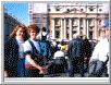 Joy and Gail mugging at the Papal Audience
