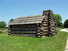 Soldiers' hut at Valley Forge